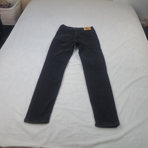 Alexa Chung Black Skinny Stretch Jeans Size 27 Made in Italy - Picture 9 of 10